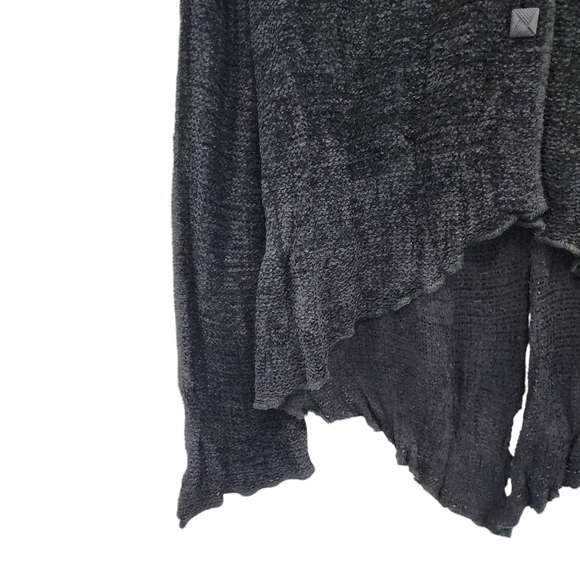 Neil & David Women's Asymmetrical Button Front Shirt Witchy Gothic Fairycore - Picture 4 of 7